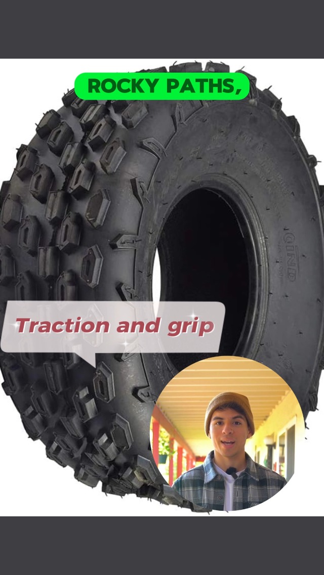 Amazon.com: AlveyTech 19x7.00-8 Knobby Tire for the Baja MB165